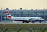 British Airways, ERJ-190-100SR, G-LCAH, BER, 04.06.2022