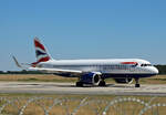 British Airways, Airbus A 320-251N, G-TTNO, BER, 23.06.2022