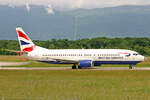 British Airways, G-DOCS, Boeing 737-436, msn: 25852/2390, 11.Juni 2008, GVA Genève, Switzerland.