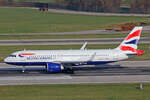 British Airways, G-TTNS, Airbus A320-251N, msn: 11026, 20.Januar 2023, ZRH Zürich, Switzerland.
