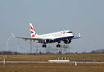 British Airways, ERJ-190-100SR, G-LCYM, BER, 28.02.2023