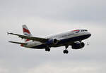 British Airways, Airbus A 320-232, G-EUUL, BER, 23.07.2023