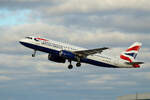 British Airways, Airbus A 320-232, G-EUYC, BER, 26.11.2023
