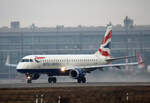 British Airways, ERJ-190-100SR, G-LCYP, BER, 10.02.2024