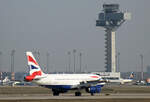 British Airways, Airbus A 319-131, G-EUPZ, BER, 20.03.2024