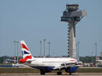 British Airways, Airbus A 319-131, G-EUOG, BER, 12.05.2024