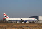 British Airways, Airbusd A 321-251NX, G-TNED, BER, 06.03.2026