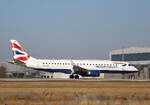 British Airways, ERJ-190-100SR, G-LCYM,  BER, 06.03.2026