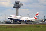British Airways, ERJ-190-100SR, G-LCAH, BER, 15.05.2026