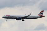British Airways, Airbus A 321-251NX, G-TNEG, BER, 09.06.2026