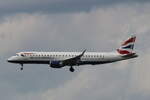 British Airways, ERJ-190-100SR, G-LCYM, BER, 09.06.2026