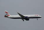 British Airways, Airbus A 321-251NX, G-NEOV, BER, 09.06.2026