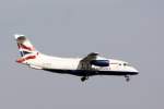 British Airways Sun Air of Scandiavian Dornier Do 328 Jet OY-NCN Flughafen Mnchen 12.03.2011 