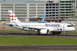 Brussels Airlines Airbus A320-251N OO-SBE beim Start in Brüssel 18.3.2026