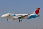 Chair Airlines, HB-JOJ, Airbus A319-112, msn: 3024, 31.März 2021, ZRH Zürich, Switzerland.