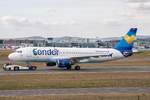 Condor (DE-CFG), D-AICF, Airbus, A 320-212 ~ TC-Misch-Lkrg. & Janosch-St., 11.04.2017, FRA-EDDF, Frankfurt, Germany