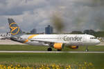 Condor (DE-DFG), D-AICF, Airbus, A 320-212 / neue DE-Lkrg., 05.08.2021, EDDS-STR, Stuttgart, Germany