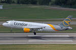 Condor, D-AICC, Airbus A320-212, msn: 809, 02.Juli 2023, ZRH Zürich, Switzerland.