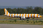 Condor, D-ANLA, Airbus A321-271NX, msn: 12006,  Yellow Sunshine , 15.August 2025, FRA Frankfurt am Main, Germany.