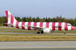 Condor Airbus A320-214 D-AICS nach der Landung in Frankfurt 19.10.2026