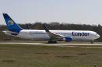 Condor, D-ABUE, Boeing, B767-330, 24.04.2010, FRA, Frankfurt, Germany     