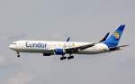 Condor Boeing 767-330 ER D-ABUH Kurz Vor Der Landung Am Flughafen Frankfurt am main 20.05.2011
