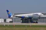 Condor, D-ABOM, B757-330(W)bei der Landung in MUC aus Palma de Mallorca (PMI) 19.06.2013