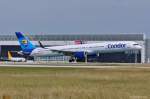 Condor, D-ABOH, B757-330(W) in MUC bei der Landung aus Palma de Mallorca (PMI) 09.07.2013