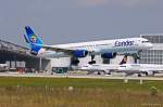 Condor, D-ABOC, B757-330(W) in MUC im Anflug aus Palma de Mallorca (PMI) 10.07.2013