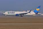 D-ABUB / Condor / B767-330(ER)(W) beim Start in MUC nach Cancun (CUN) 01.02.2014