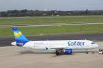 D-AICD Condor Airbus A320-131 am 05.10.2015 gestartet in Düsseldorf
