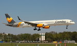 Condor, D-ABOF, (c/n 29013),Boeing 757-330(WL), 07.05.2016, HAM-EDDH, Hamburg, Germany (Sticker: Hannover Airport) 