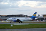 Condor Airbus A320 D-AICC beim Start am Flughafen Hamburg Helmut Schmidt am 30.10.16