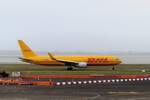 DHL, Boeing 767-3JHF (ER), VH-XQU, Auckland Int.