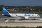 Discover Airlines, D-AIUV, Airbus A320-214, msn: 7174, 22.Mai 2025, CFU Corfu, Greece.