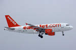 easyJet, G-EZBC, Airbus A319-111, msn: 2866, 19.Januar 2017, ZRH Zürich, Switzerland.