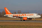 easyJet, G-EZIK, Airbus A319-111, msn: 2481, 14.März 2017, BSL Basel, Switzerland.