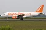 Easy Jet, G-EZAC, Airbus, A319-111, 21.05.2009, AMS, Amsterdam, Netherlands    