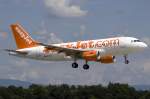 Easy Jet, HB-JZL, Airbus, A319-111, 05.07.2009, BSL, Basel, Switzerland

