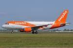 easyJet, G-EZBW, Airbus A319-111, msn: 3134, 19.Mai 2023, AMS Amsterdam, Netherlands.