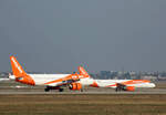 Easyjet, Airbus A 320-251N, G-UZLT, Easyjet Europe, Airbus A 320-214, OE-IDS, BER, 03.03.2024