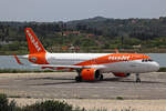 easyJet, G-UZHO Airbus A320-251N, msn: 8411, 24.Mai 2025, CFU Corfu, Greece.