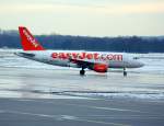 EASYJET Airbus A 319-111 G-EZAX Flughafen Mnchen 20.12.2010