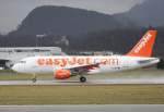 EASYJET Airbus A 319-111 G-EZIV Flughafen Salzburg 15.11.2011