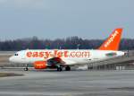 easyjet Airbus  A 319-111 G-EZGK Flughafen Mnchen 18.02.2012