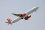 30.5.2008 Der 2te A321 ab Werk fr Easyjet macht einen Testflug.