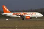 EasyJet, HB-JZF, Airbus, A319-111, 03.03.2013, BSL, Basel, Switzerland         