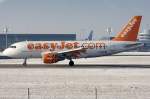Easy Jet, G-EZBN, Airbus, A319-111, 10.01.2009, SZG, Salzburg, Austria