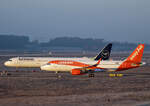 EasyJet Europe, Airbus A 320-214 OE-IZN, Lufthansa, Airbus A 321-231, D-AIDD  Wilhelmshaven , BER, 12.02.2022