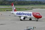 Edelweiss, A320-200, HB-IHZ,  Kaiseregg , 6.10.25, Zürich.
